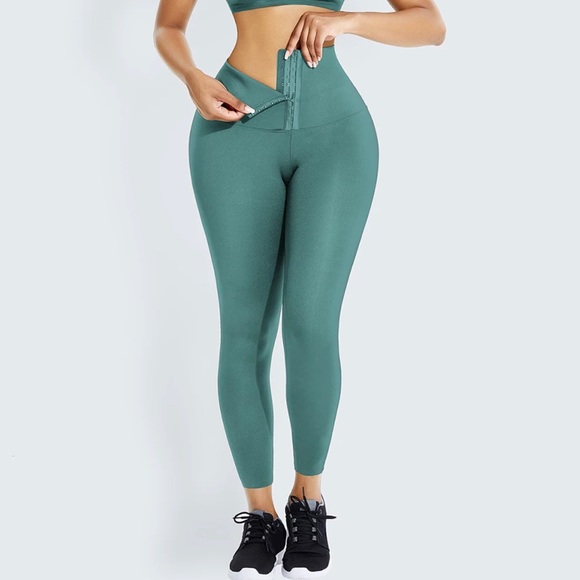 Corset Leggings (Green) - Picture 1 of 8